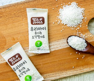 우리아이 유기농 조각쌀가루_(180g/봉)