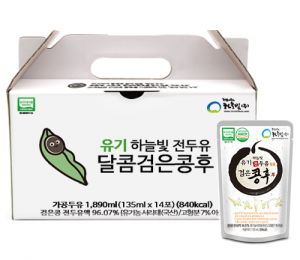 하늘빛 유기검은콩후(달콤한맛) 14포 