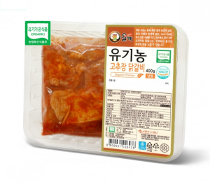 유기농 고추장 닭갈비_(400g/팩) 