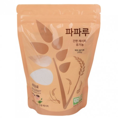 유기농 (초기) 백미가루_(350g/봉)